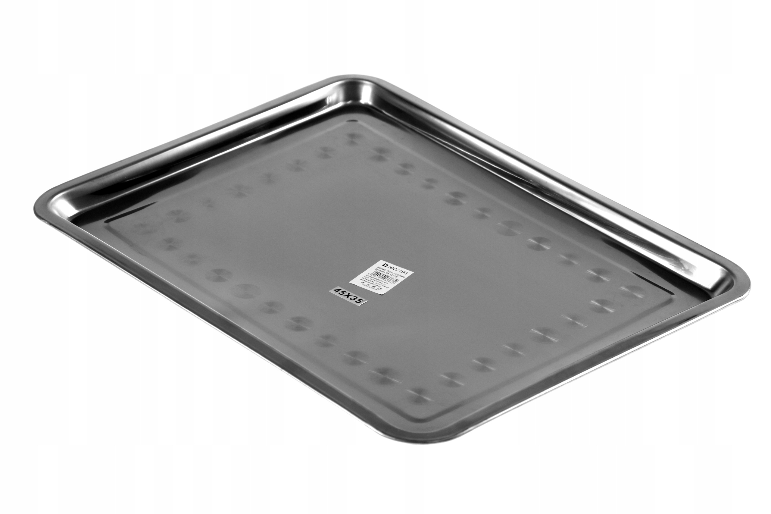 

Duża Taca Metalowa Patera Nierdzewna 45x35 TC3