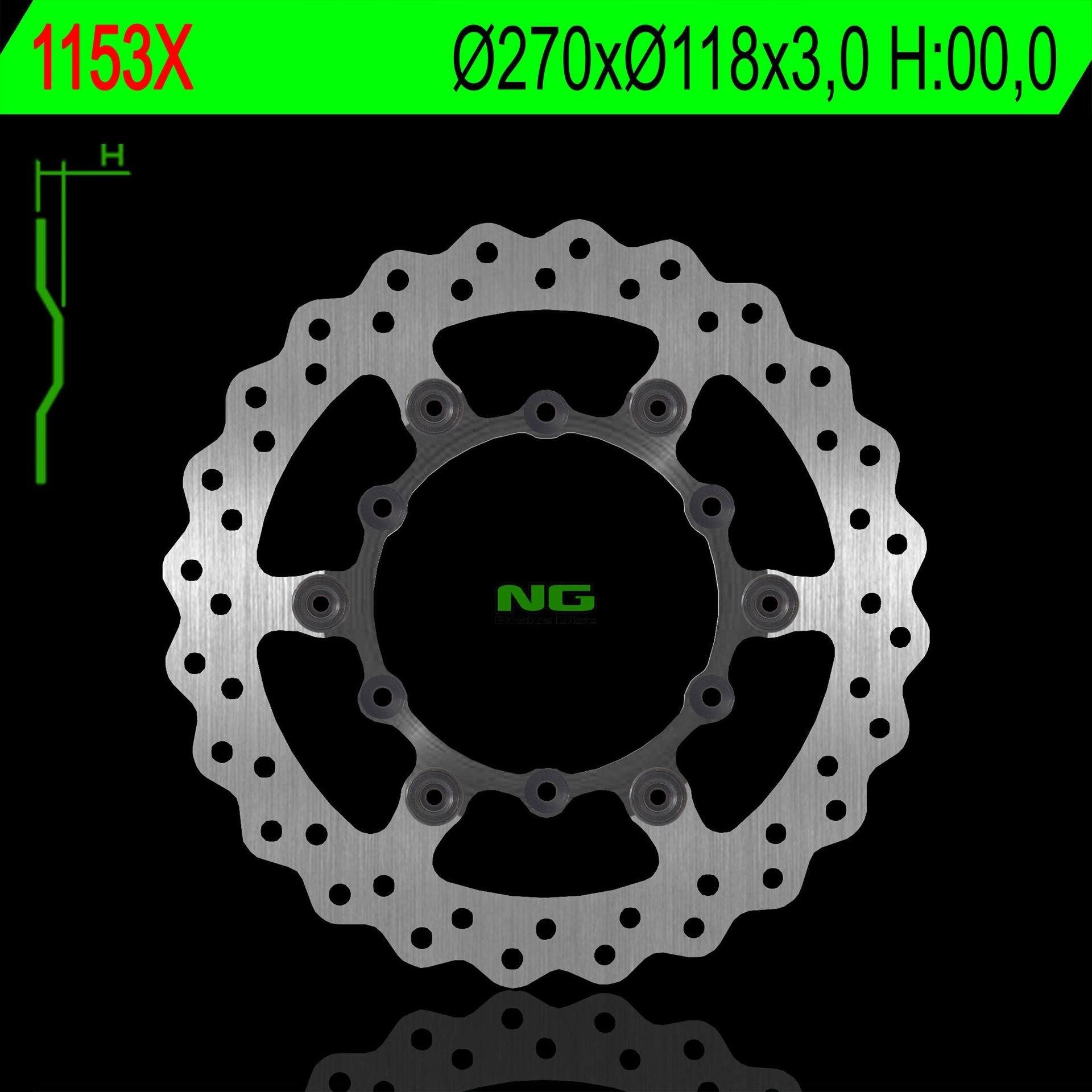 Ng Brzdový Kotúč Predný Yamaha Yzf 250/400/426/450 '98-'24, Yz 125/250 (2