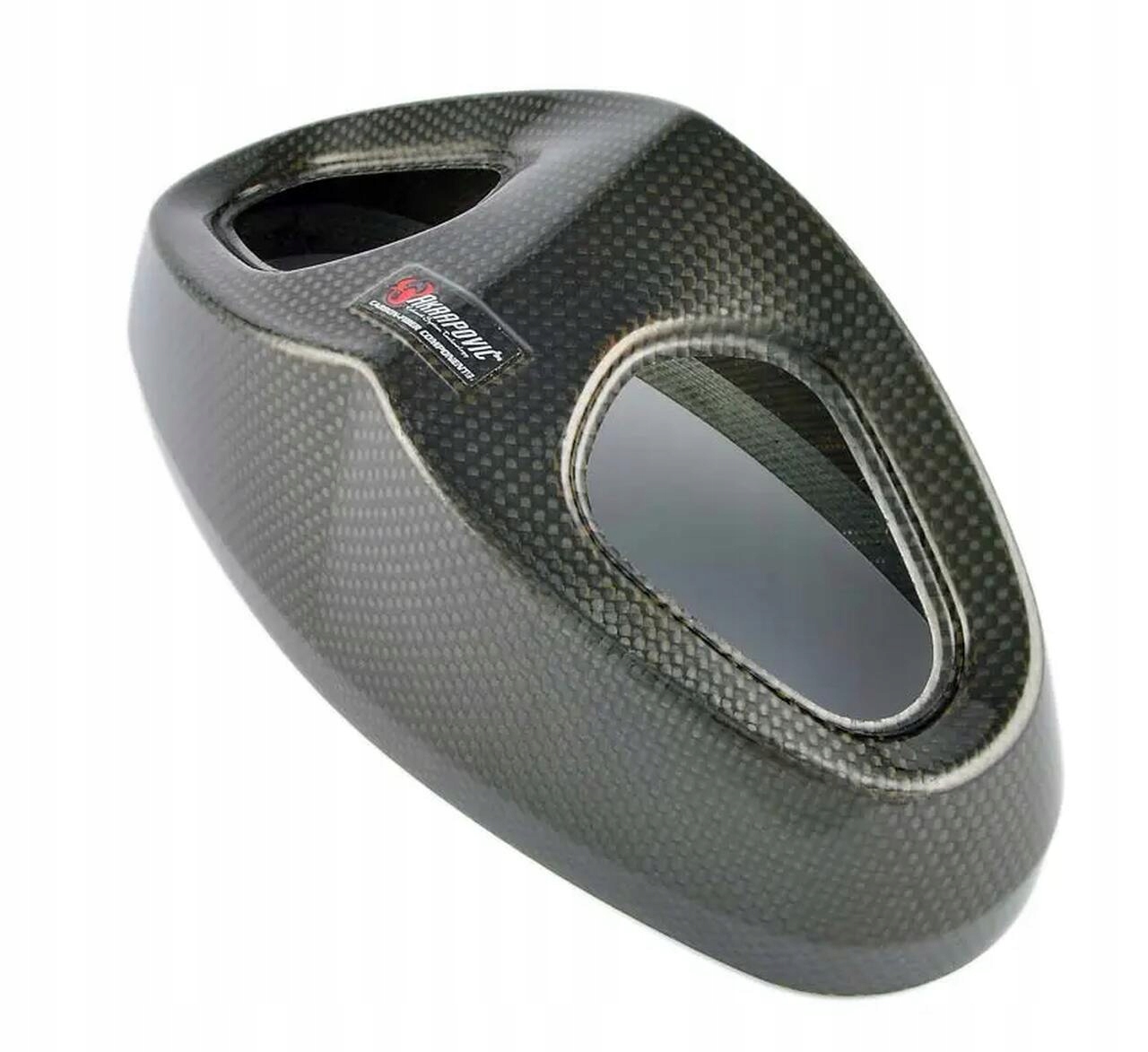 Koncovka výfuku Akrapovic End Cap V-EC38 Carbon Fiber