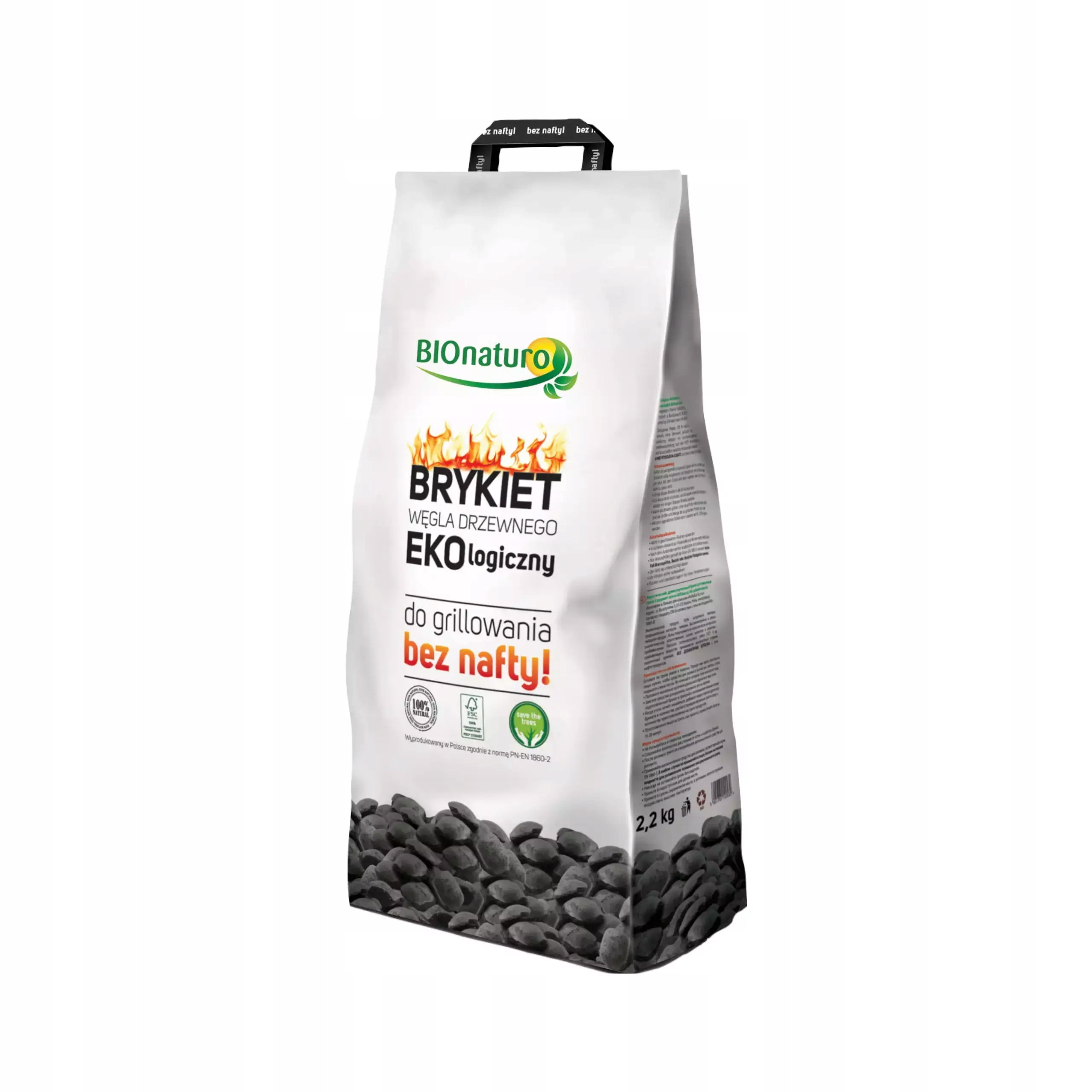 Ekologiczny brykiet węgla drzewnego do grilla 2.2