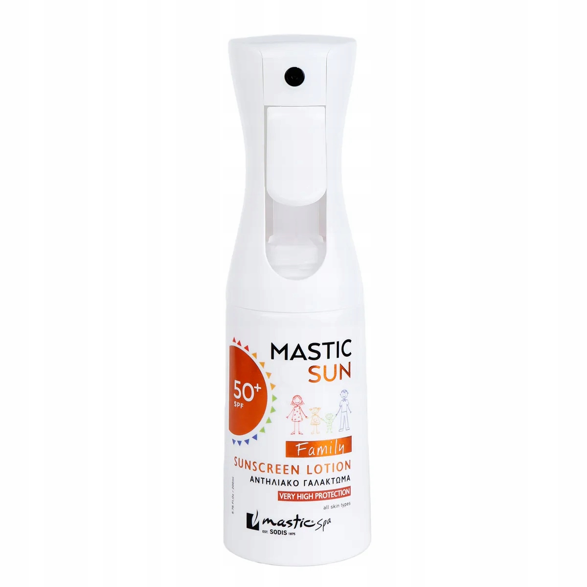 Mastic-Spa Sluneční balzám SPF50+ Rodinný tělový balzám 200 Ml