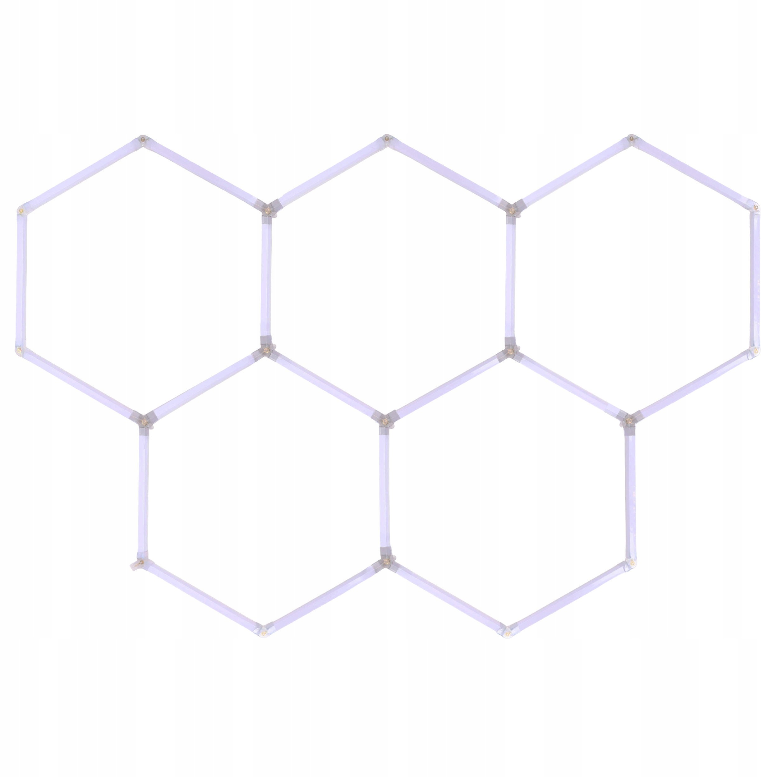 EPHCL08 Osvetlenie Hexagon Led 6500K 230V 250 x 163 cm