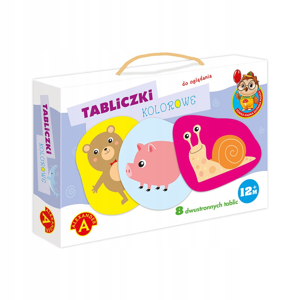 Tabliczki kolorowe-Sówka Mądra Główka 1796 Gatunek Łamigłówki, zagadki i gry