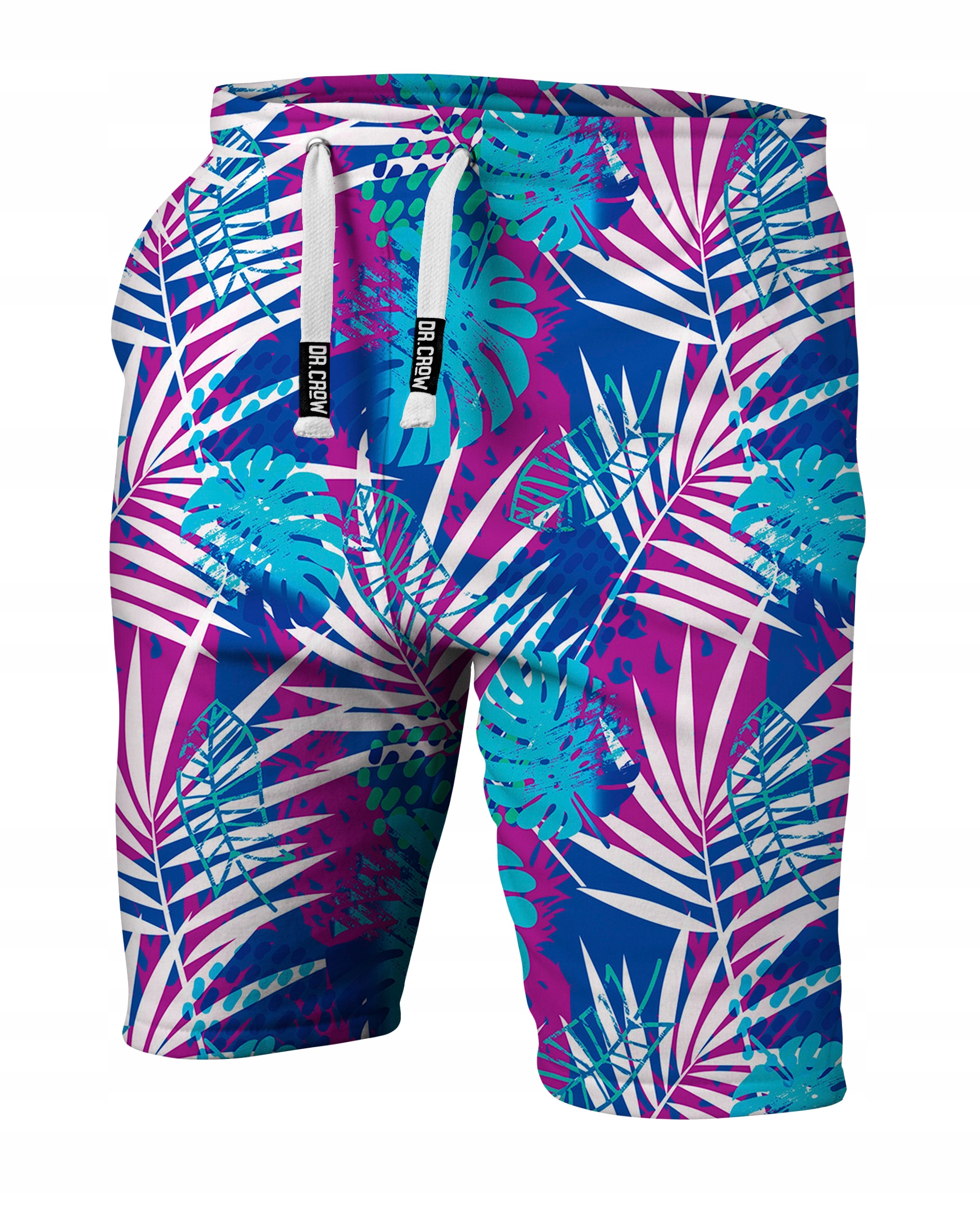 

Krótkie Spodenki Męskie Szorty Print Blue Palm 4XL