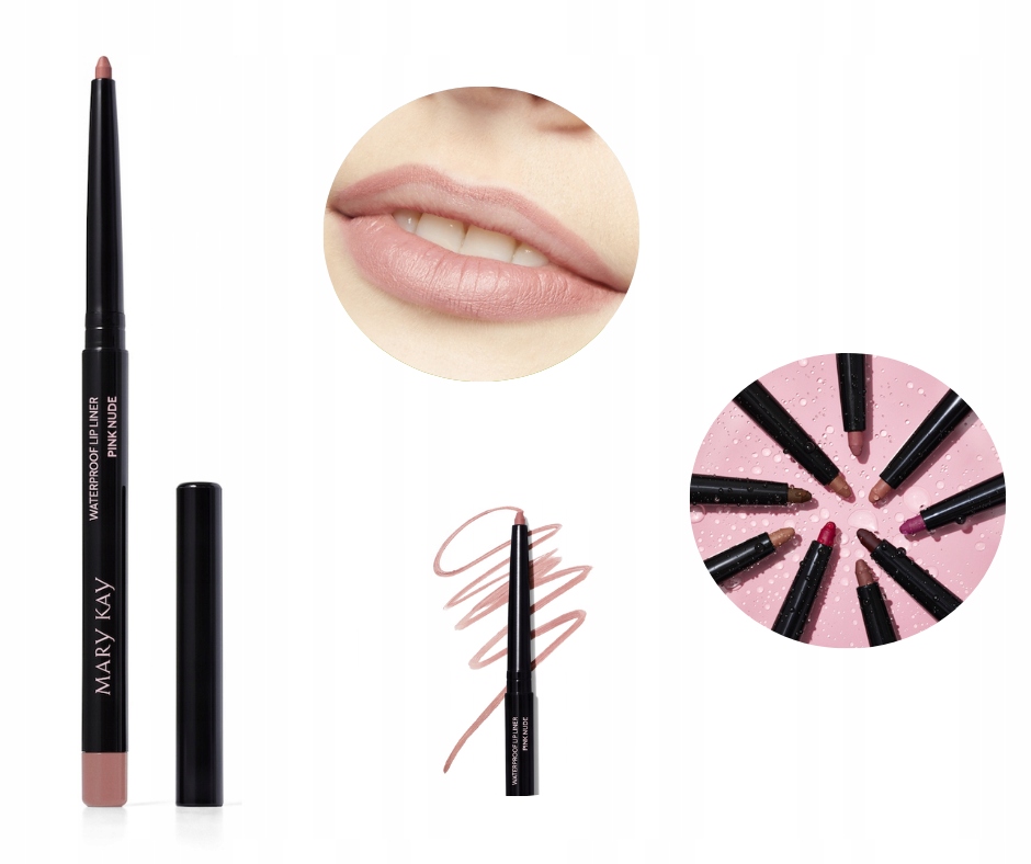 MARY KAY Konturówka do ust wodoodporna / PINK NUDE Kolor czerwony inny kolor