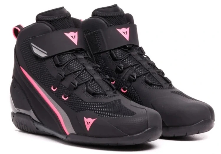 Dámske topánky Dainese Herian Air Shoes Wmn 37 Čierna/Fluo-Ružová