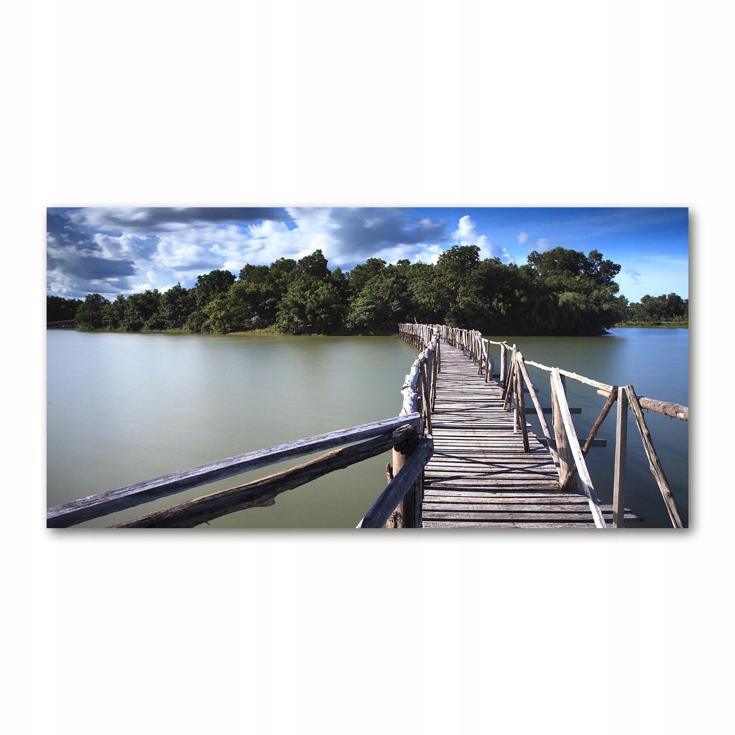 

Foto-obraz akryl Drewniany most zdjęcie 140x70 cm