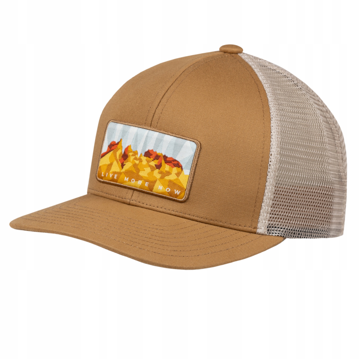 Buff Explore Trucker Cap (L/XL) Čepice Unisex s kšiltem Bavlna Oranžová
