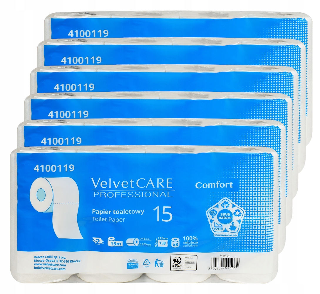 

Velvet Care papier toaletowy 48szt Biały miękki