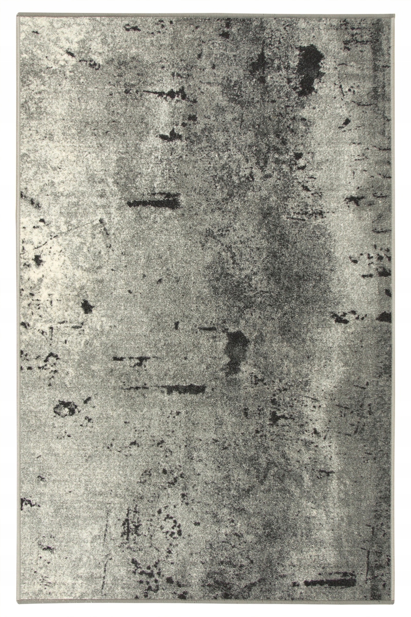 Dywan Do Salonu Kuchni Antypoślizgowy Szary Jak Beton Modny Marl 80x200 cm