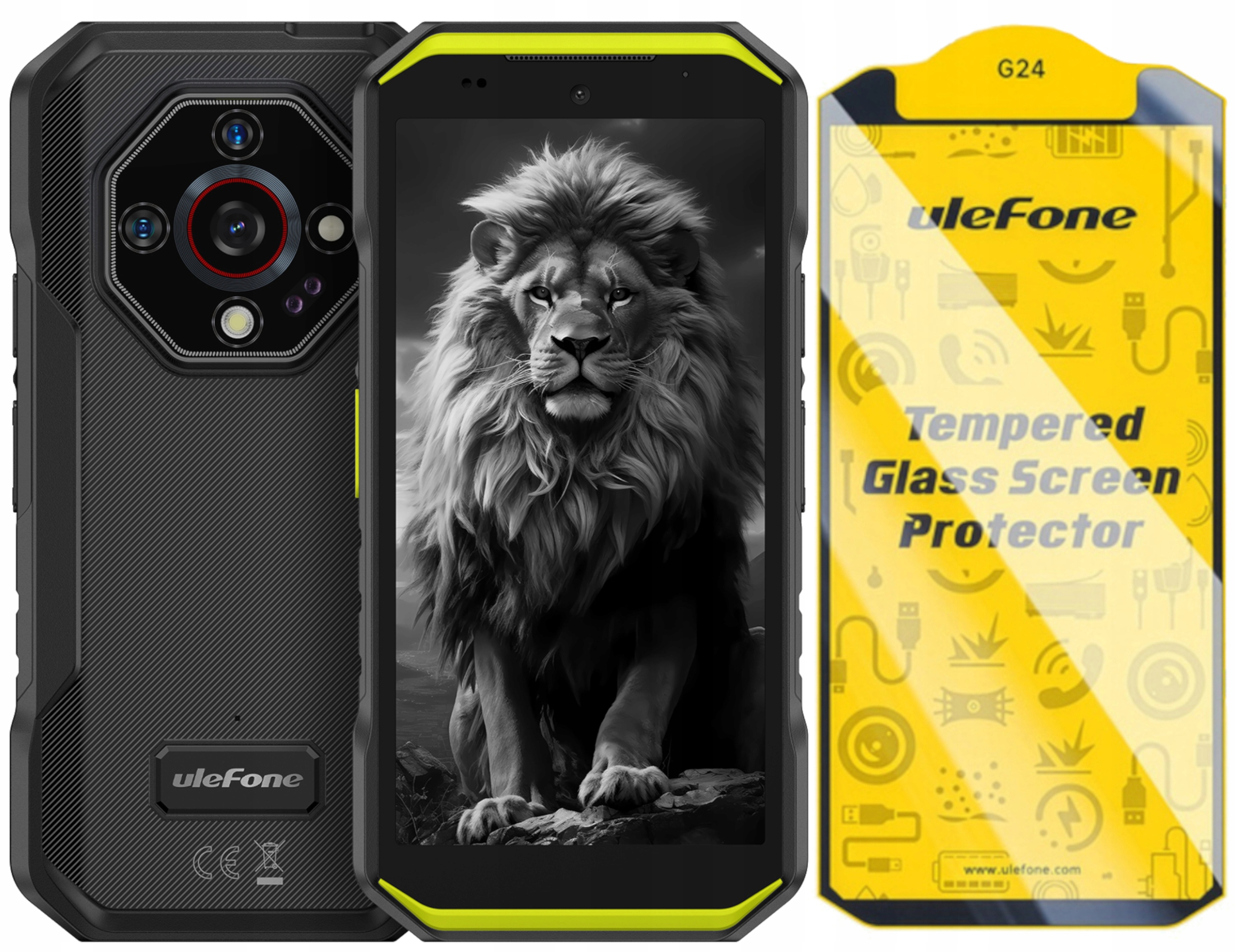Smartfon Ulefone Armor X32 Pro 5G 8GB 256GB Noktowizja Zielony Szkło