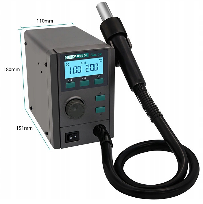 ZESTAW STACJA LUTOWNICZA QUICK 859D+ OSS TEAM T12-X PLUS + WKRĘTAK I MATA Marka Reball