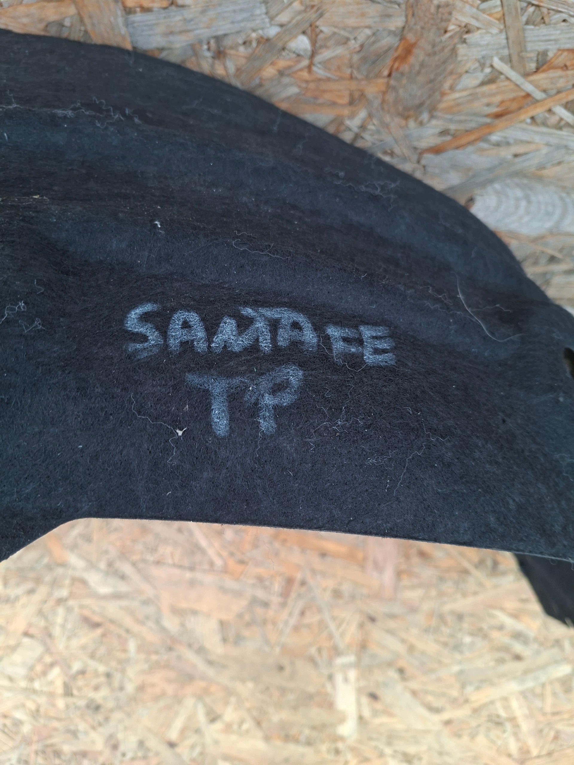mudguard rear part rear. right HYUNDAI SANTAFE