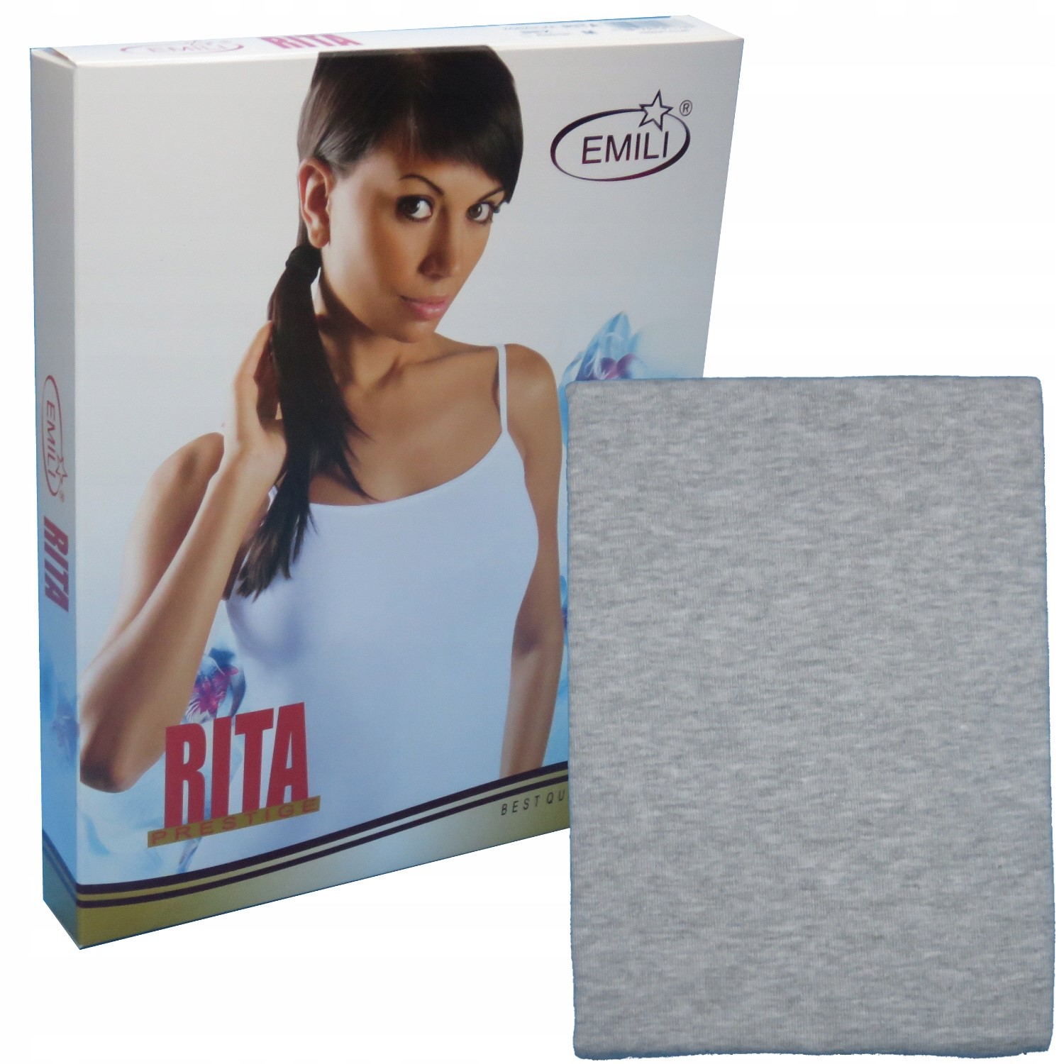 

Emili koszulka ramiączko bawełna Rita melanż 3XL