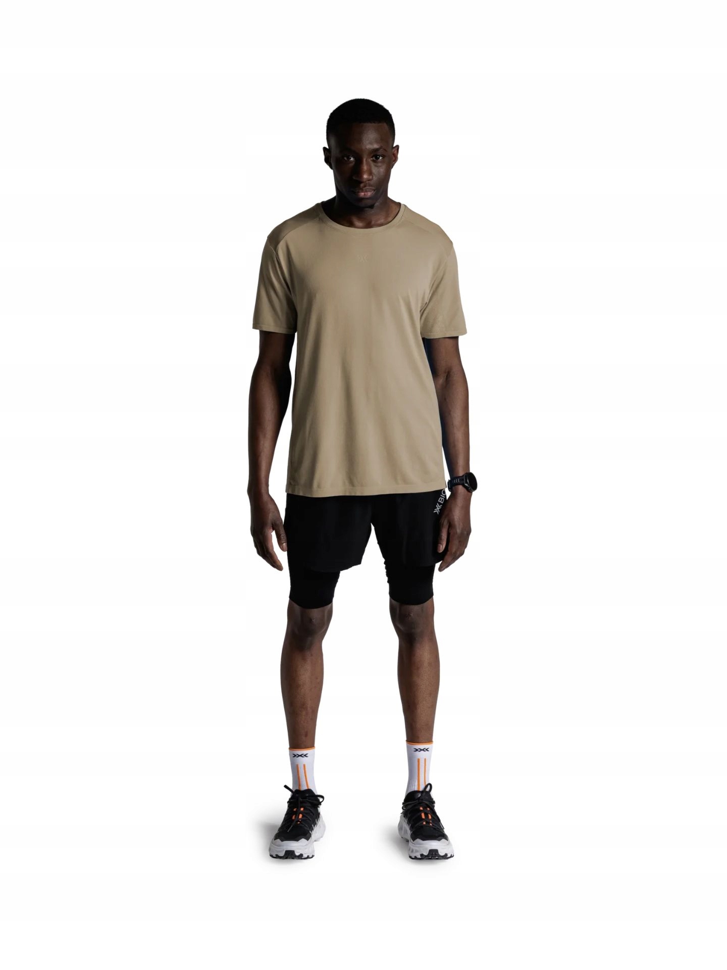 Pánské tričko X-bionic Xceed Run Discover Shirt sand M