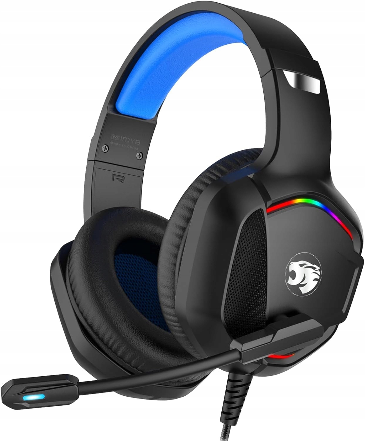 Imyb Gamer fejhallgató A36 mikrofonnal, PC/PS4/PS5/Xbox/Switch