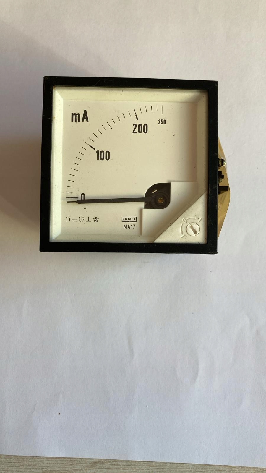 Miliamperomierz Lumel MA17 0-250 mA