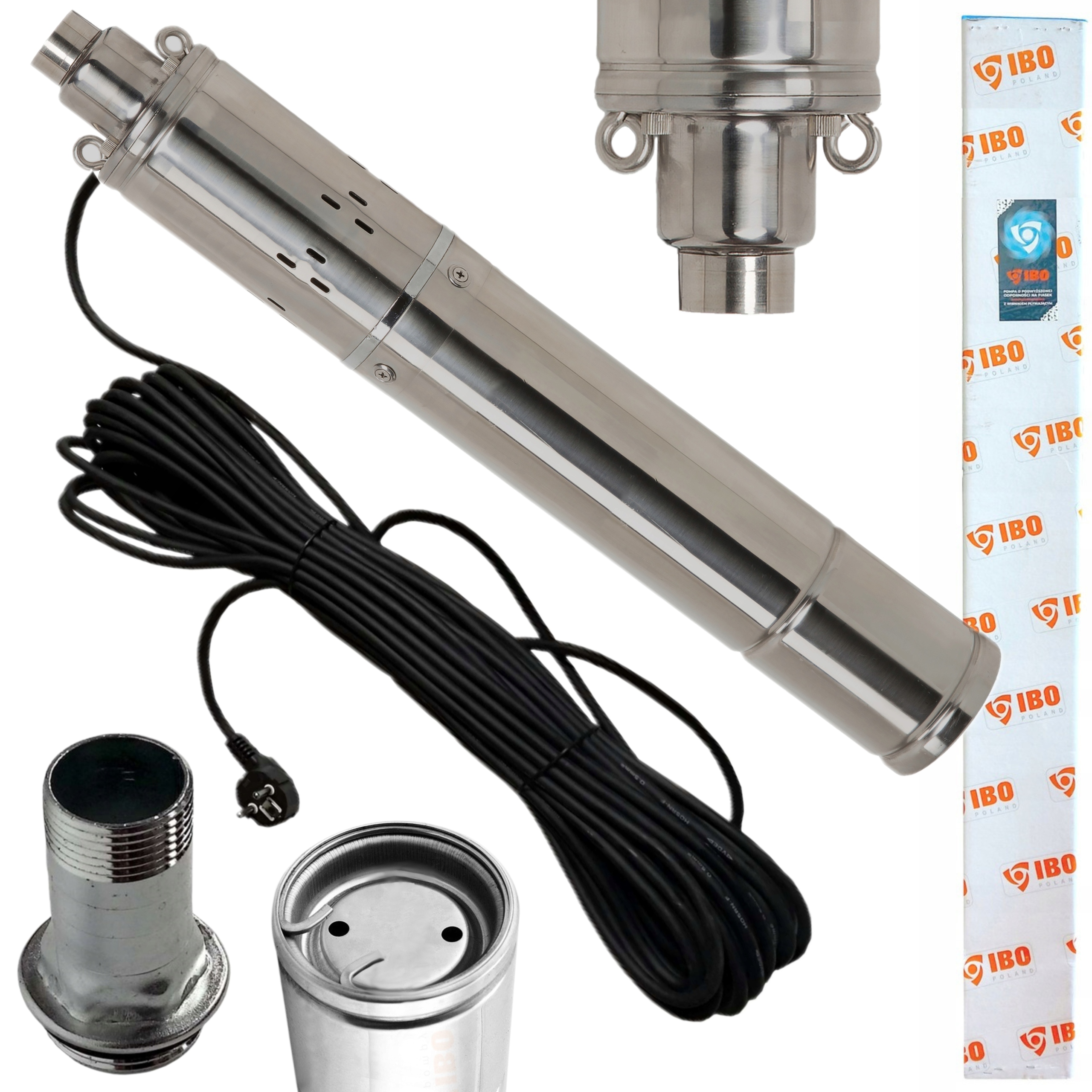 Ponorná Skrutková Pumpa Na Vodu Studne 1800 l/h Dipper 3" Na Zalievanie