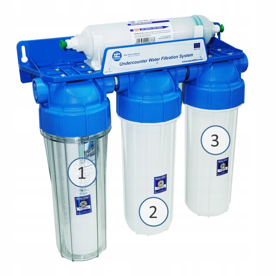 FP3-HJ-K1 AQUAFILTER FILTR DO WODY POD ZLEW KDF Marka Aquafilter