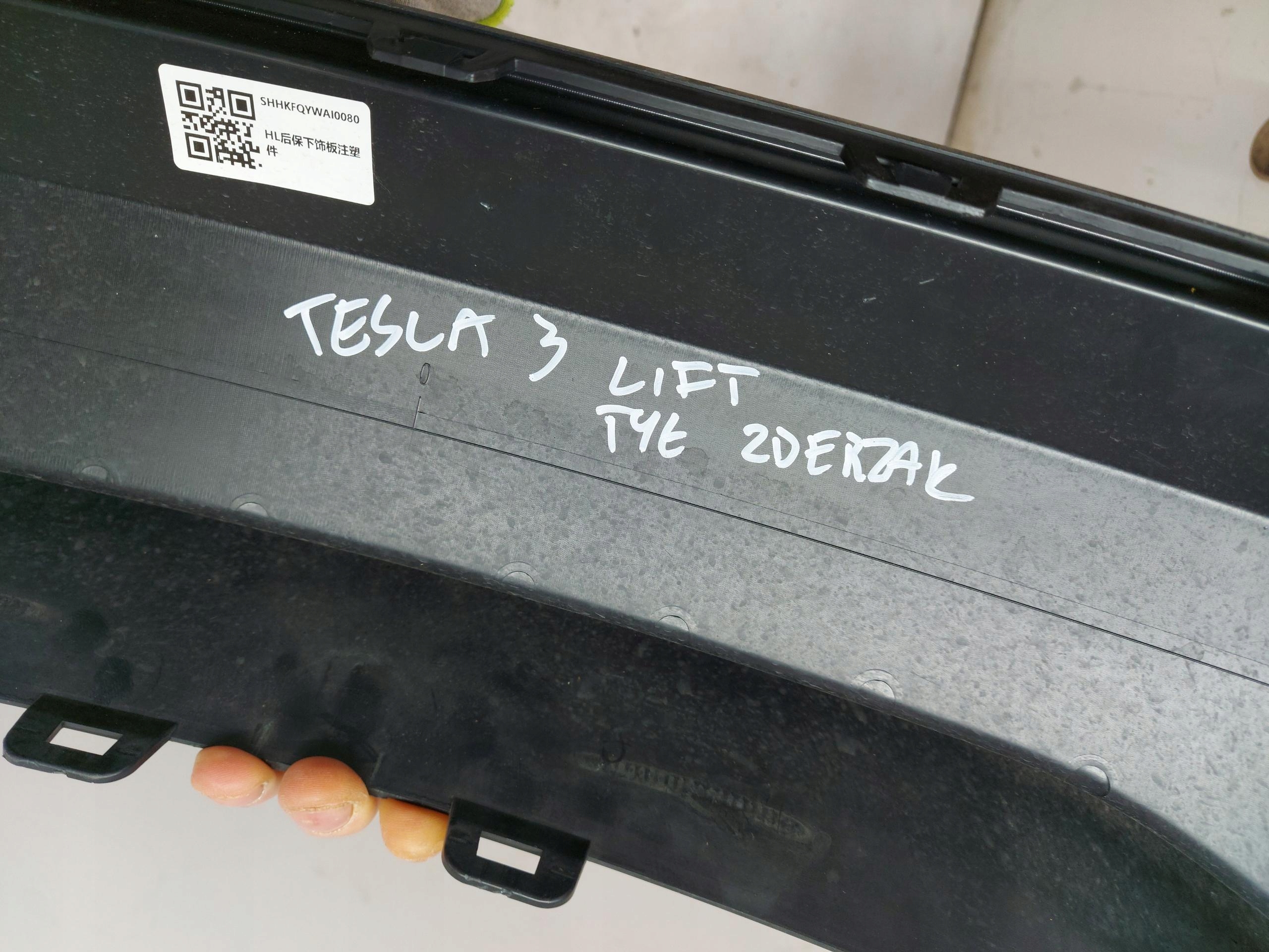 TESLA MODEL 3 LIFT 2024 HIGHLAND accessori Paraurti posteriore