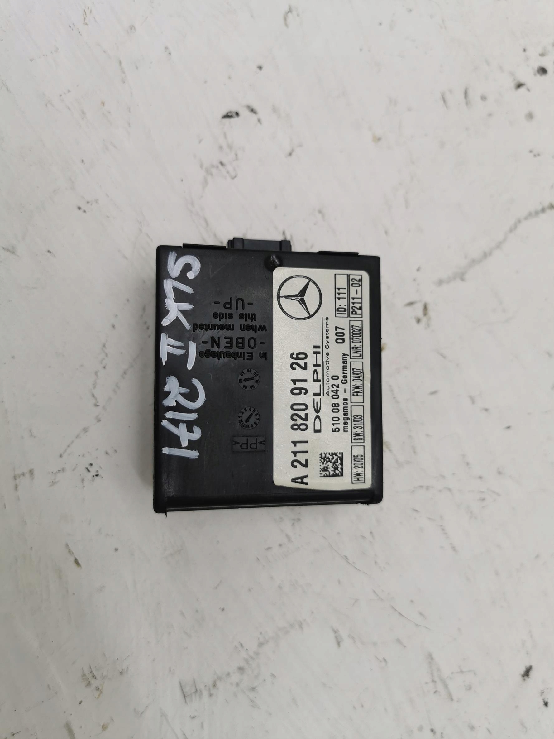 module alarm module control unit MERCEDES SLK II R171 04-11