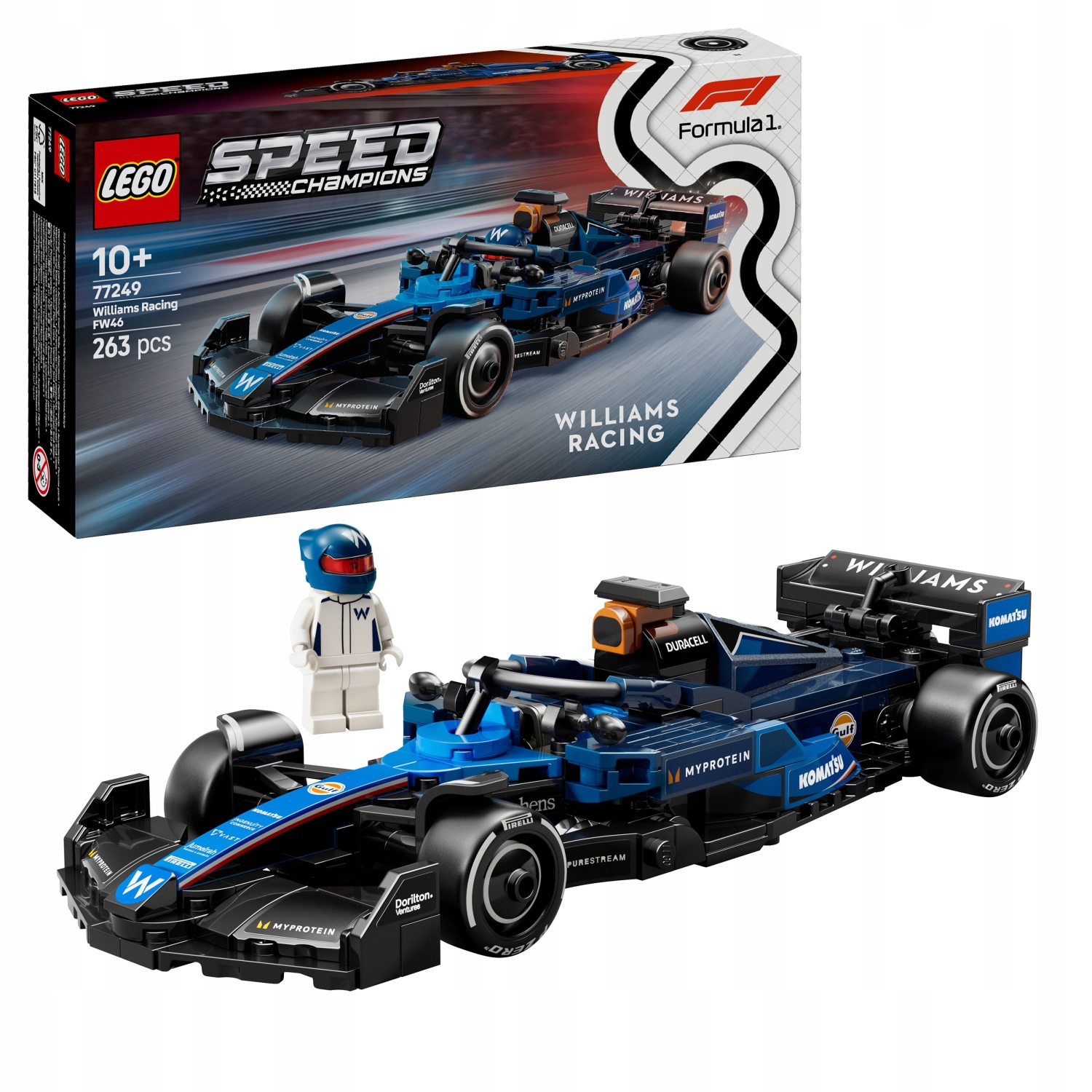 Lego Speed Champions 77249 Závodní auto Williams Racing FW46 F1