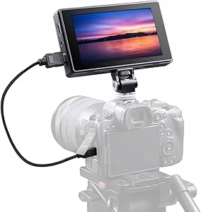 Monitor wideo zewnętrzny do aparatu 5,5 cala 4K Hdmi dotykowy osłona uchwyt