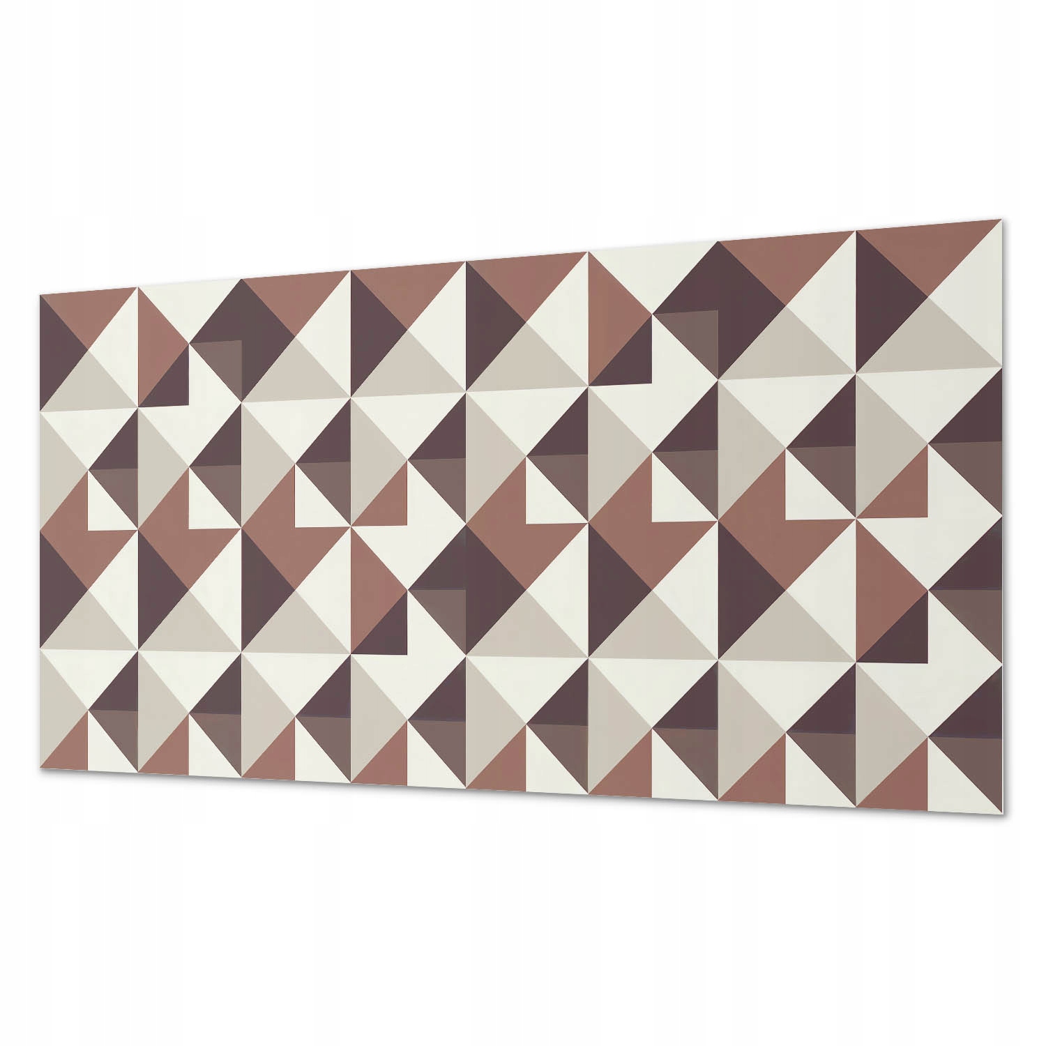 Vinylový panel s potlačou Geometria trojuholníkov v jedinečnom dizajne 120 x 60 cm