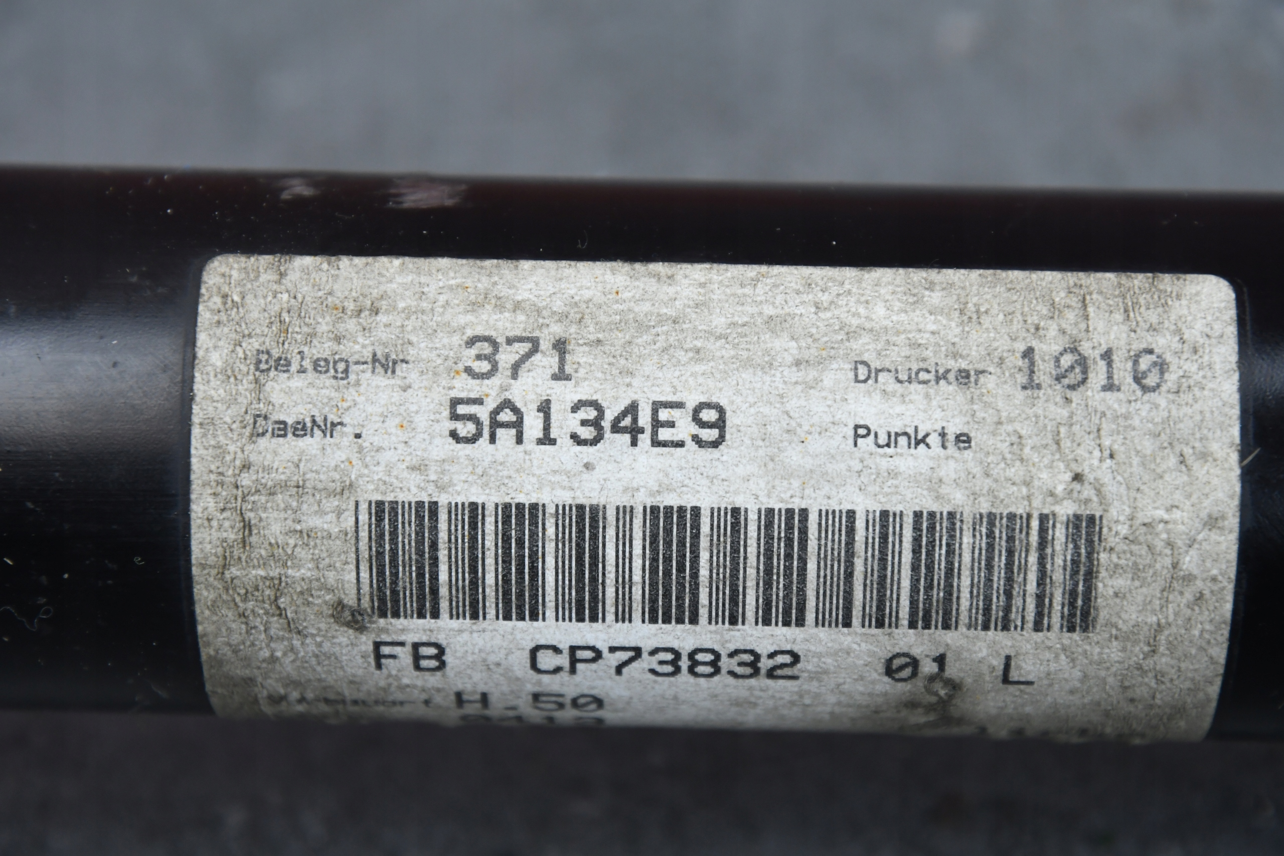 shock absorber right left rear part rear BMW 5 G60 5A134E9 10581km