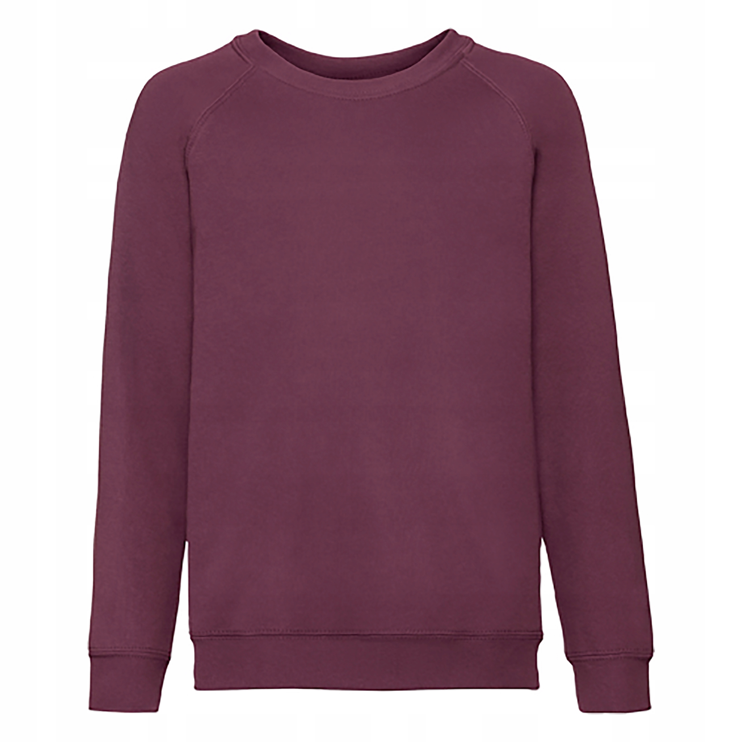 BLUZA DZIECIĘCA KLASYCZNA RAGLAN FRUIT BURGUND 140