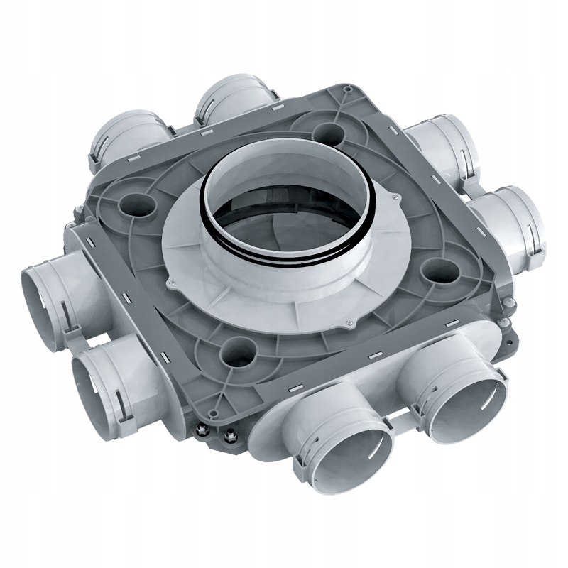 Ventilační rozdělovač 8x75/160 Rekuperace 75