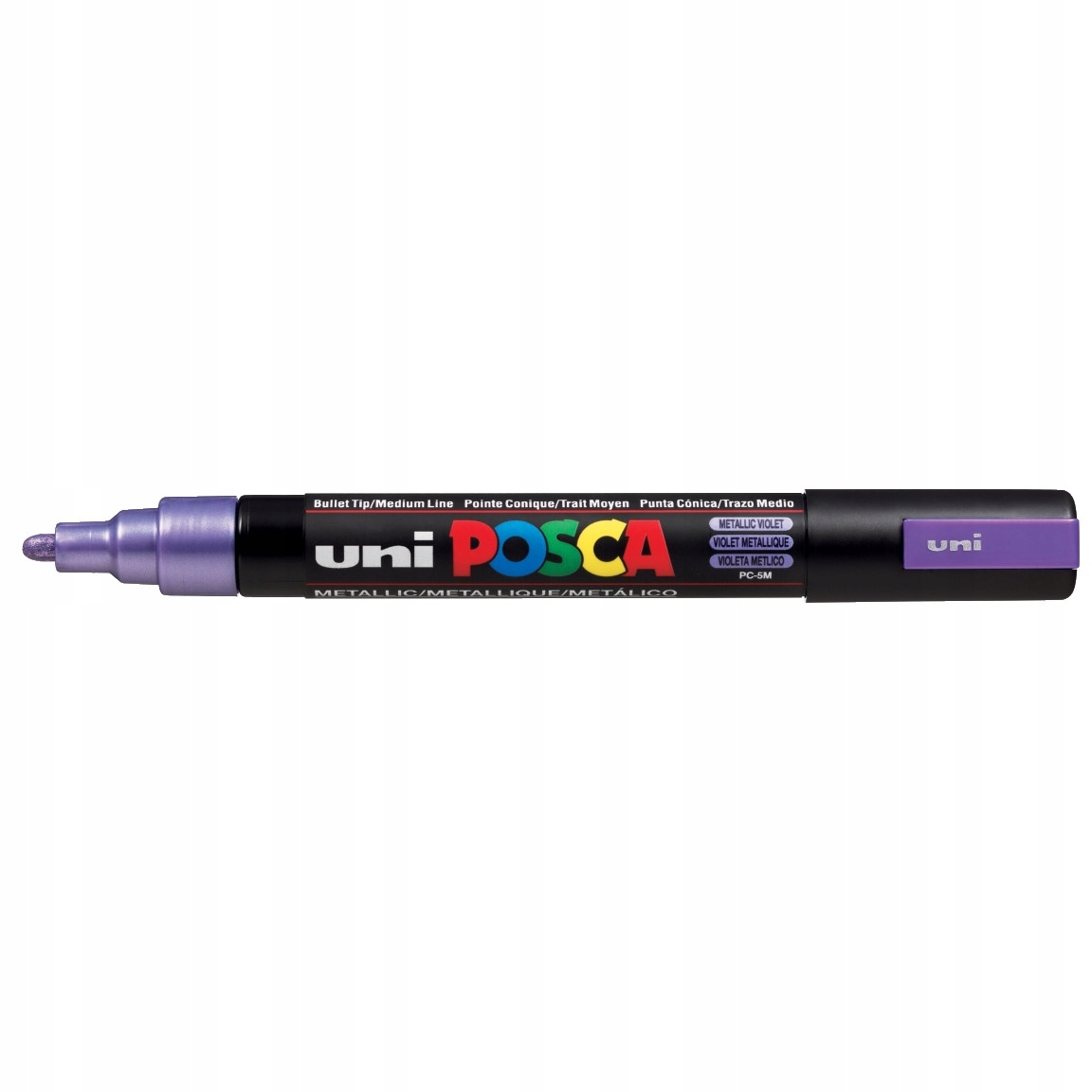 

Marker Uni Posca PC-5M metalik fioletowy