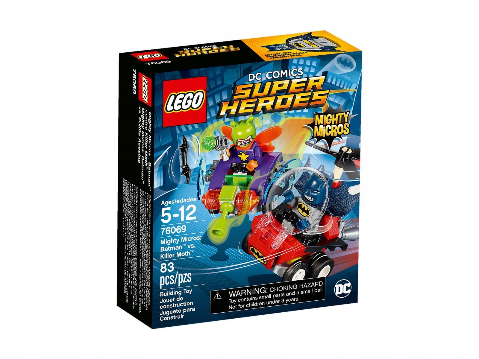 nový Lego Heroes DC Batman versus Killer Moth 76069 Misb 2017 unikát