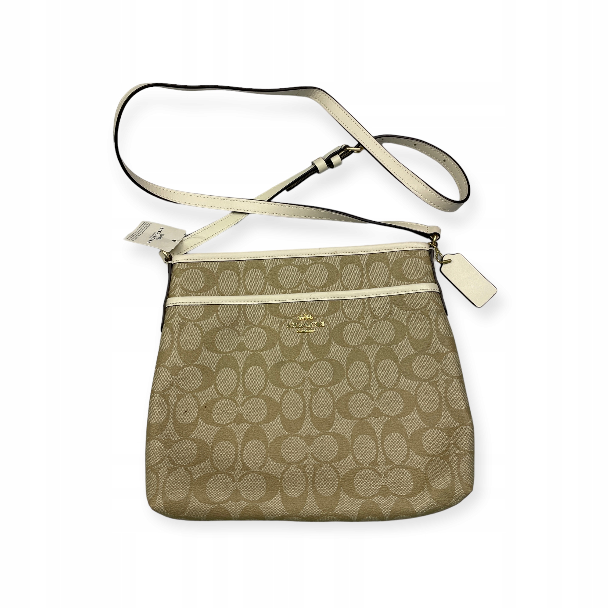 Malá dámská kabelka s nastavitelným pásek Coach