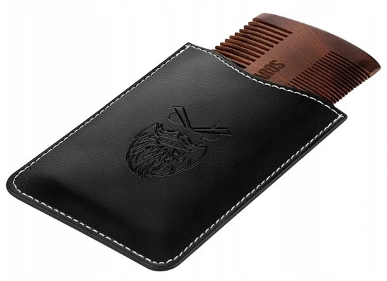 

Angry Beards Drewniany grzebień do brody w Etui
