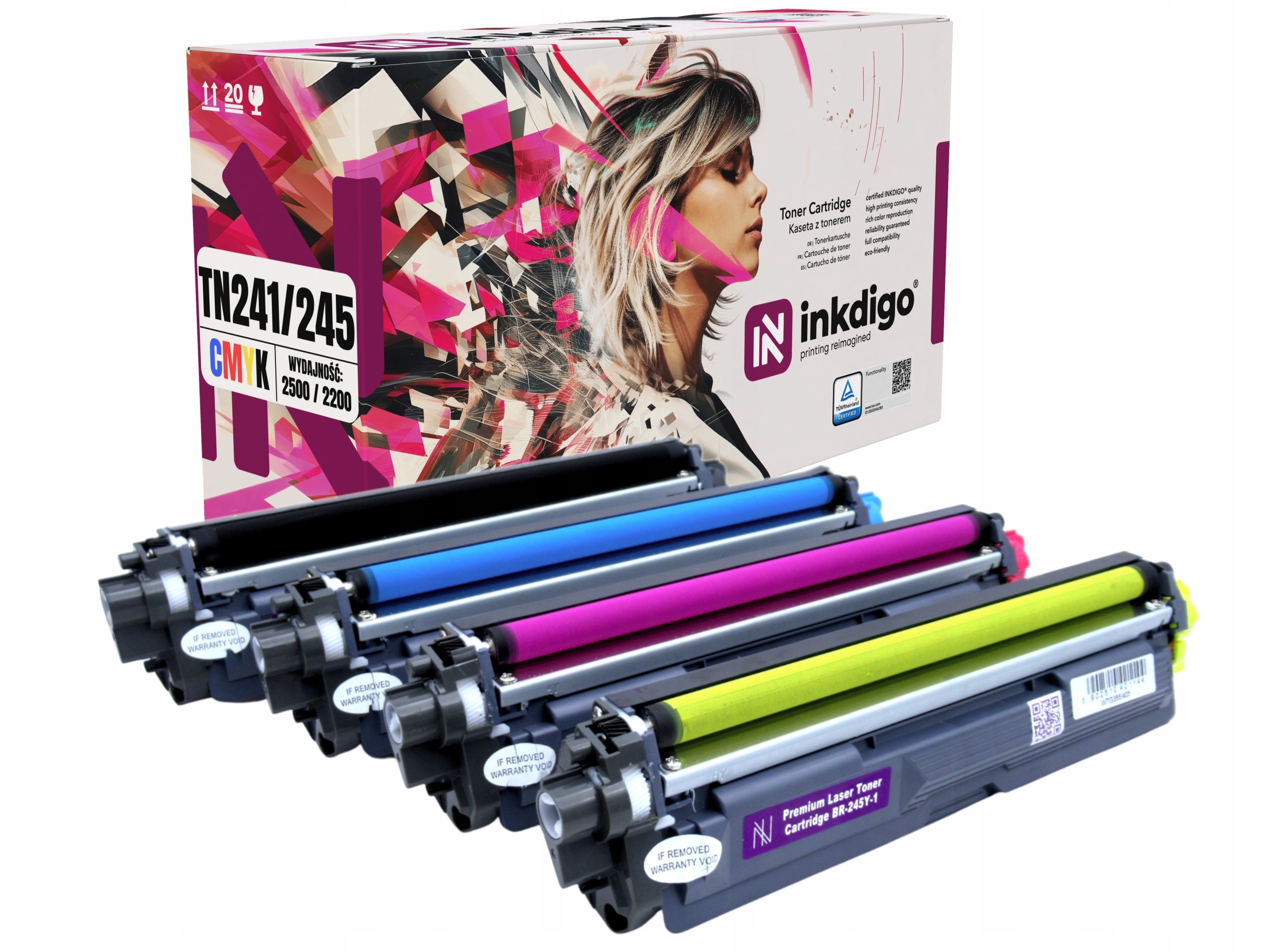 4x Toner Brother DCP-9020CDW HL-3140CW HL-3170CDW