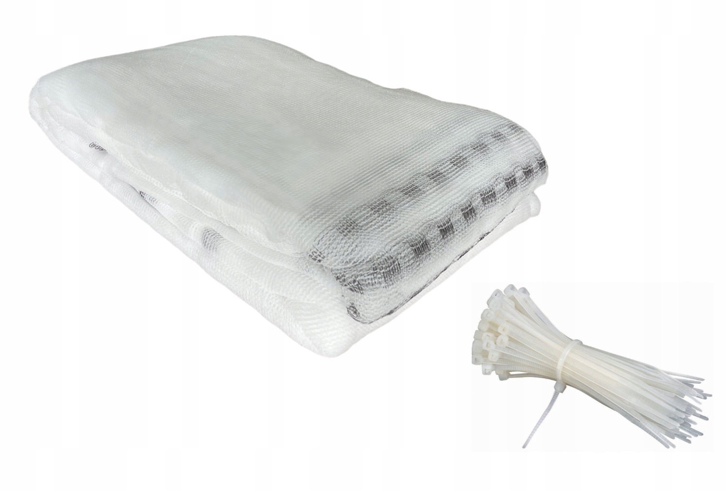 Siatka na rusztowanie rusztowaniowa 3,07x20m Biała Opaski