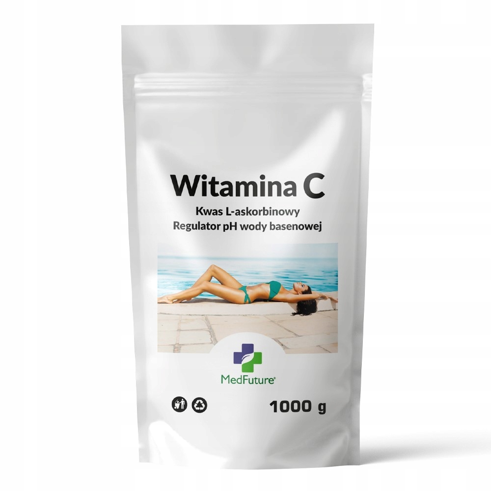 

Witamina C Kwas l-askorbinowy do basenu wody 1kg