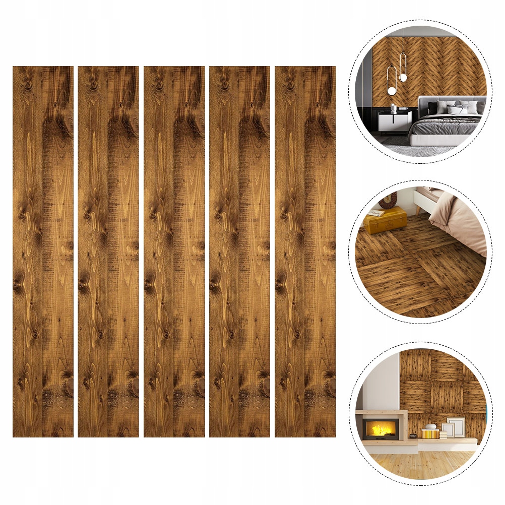 DREWNIANE TAPETY ODLEWANE I PRZYKLEJANE NAKLEJKI PODŁOGOWE Długość 155 mm