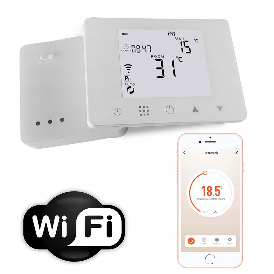 Bezdrôtový izbový termostat RF-451B WiFi
