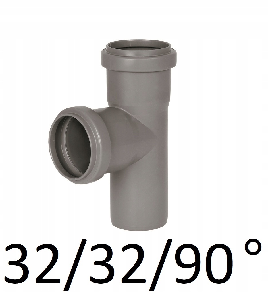 

Trójnik kanalizacyjny Pp fi 32/32 x 90 st. Aquer