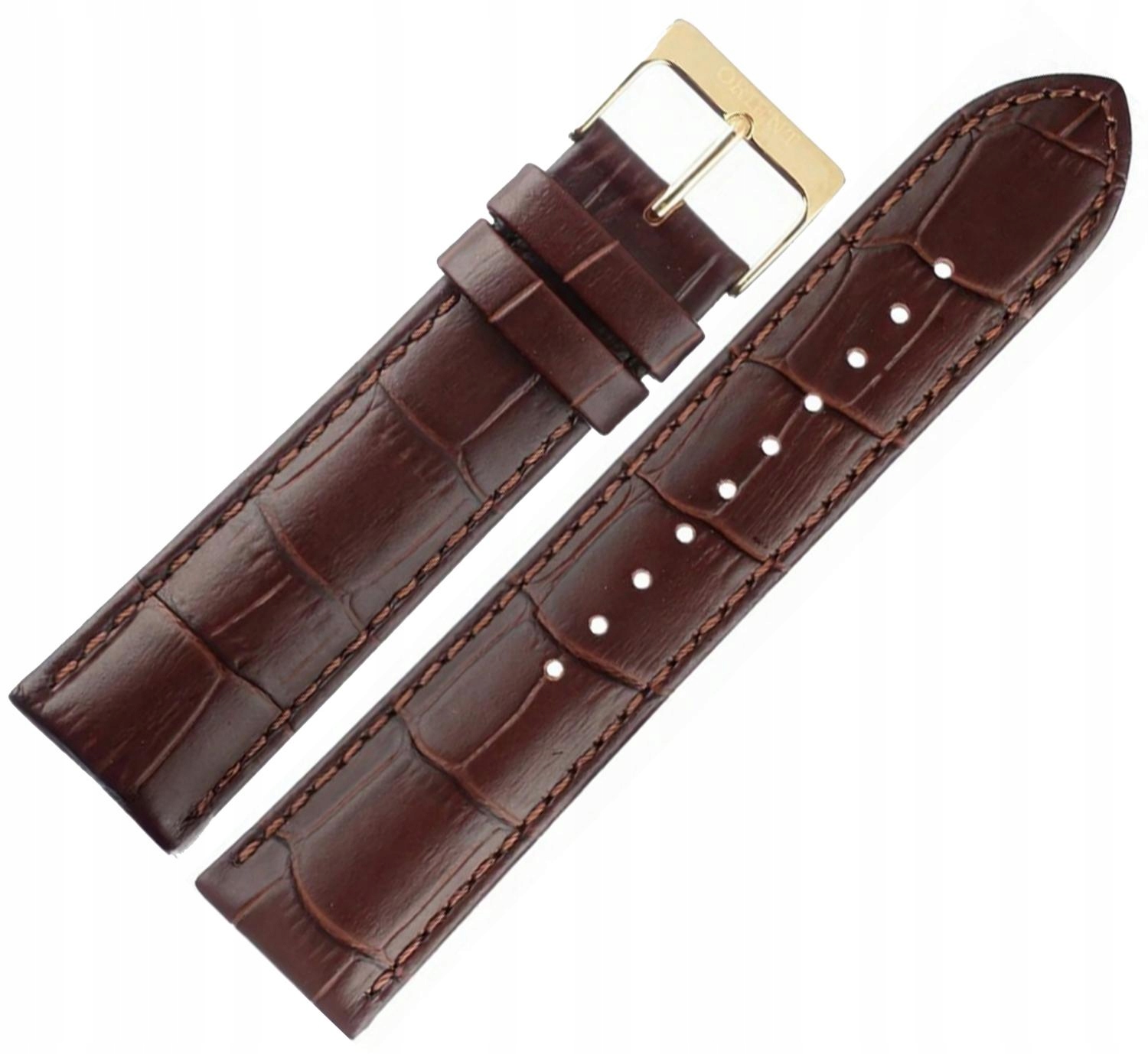 Nový originální hnědý kožený řemínek Udfjbat pro hodinky Orient 22 mm