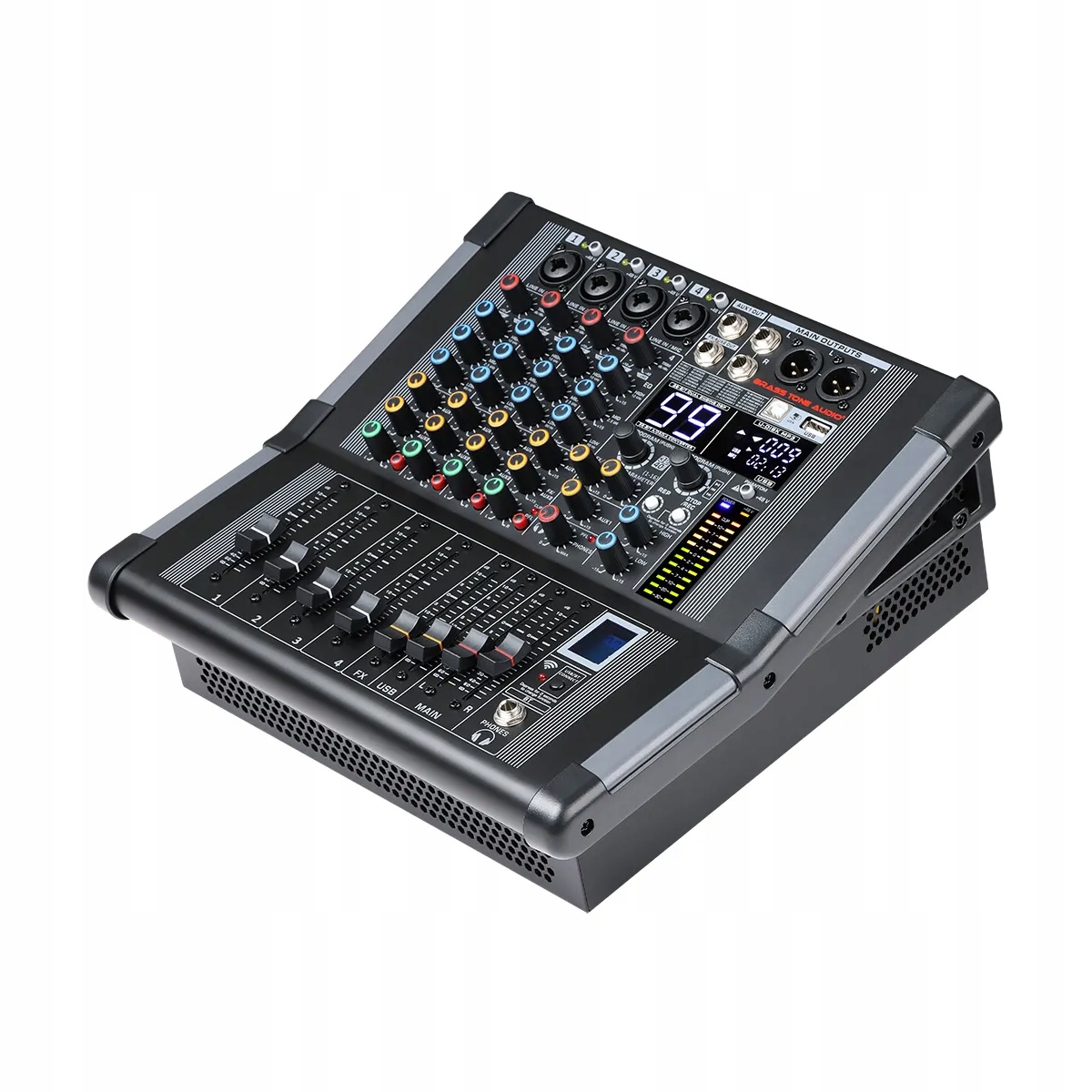 Mixér s zesilovačem Brass Tone Audio, Bt Usb MP3 2X170WRMS Pc BTA1114