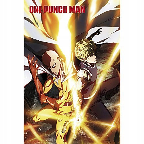 One Punch Man Poster Saitama+genos (91.5X61)