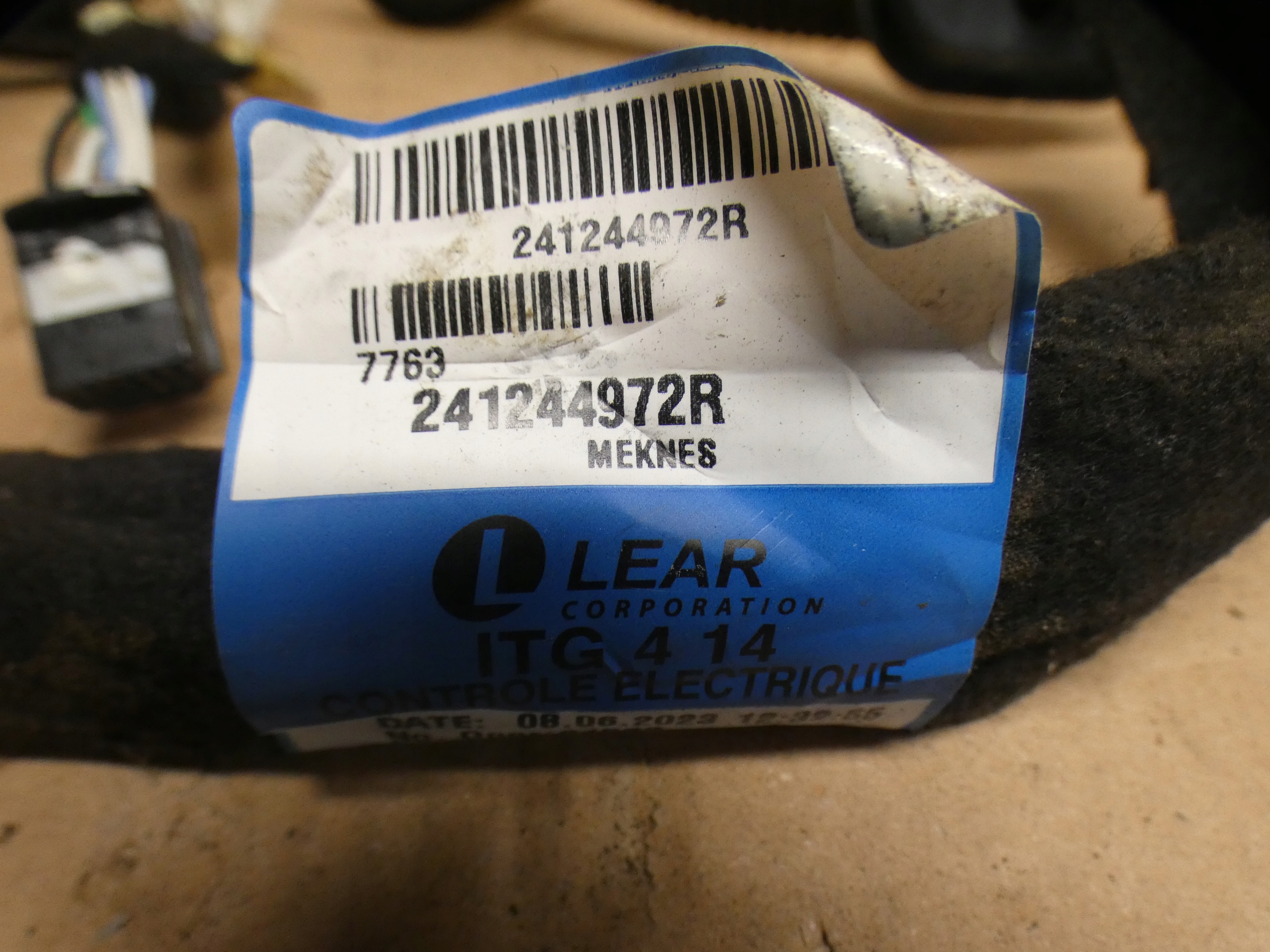 wiring bundle DRZWIRENAULT TRAFIC IV 241241074R