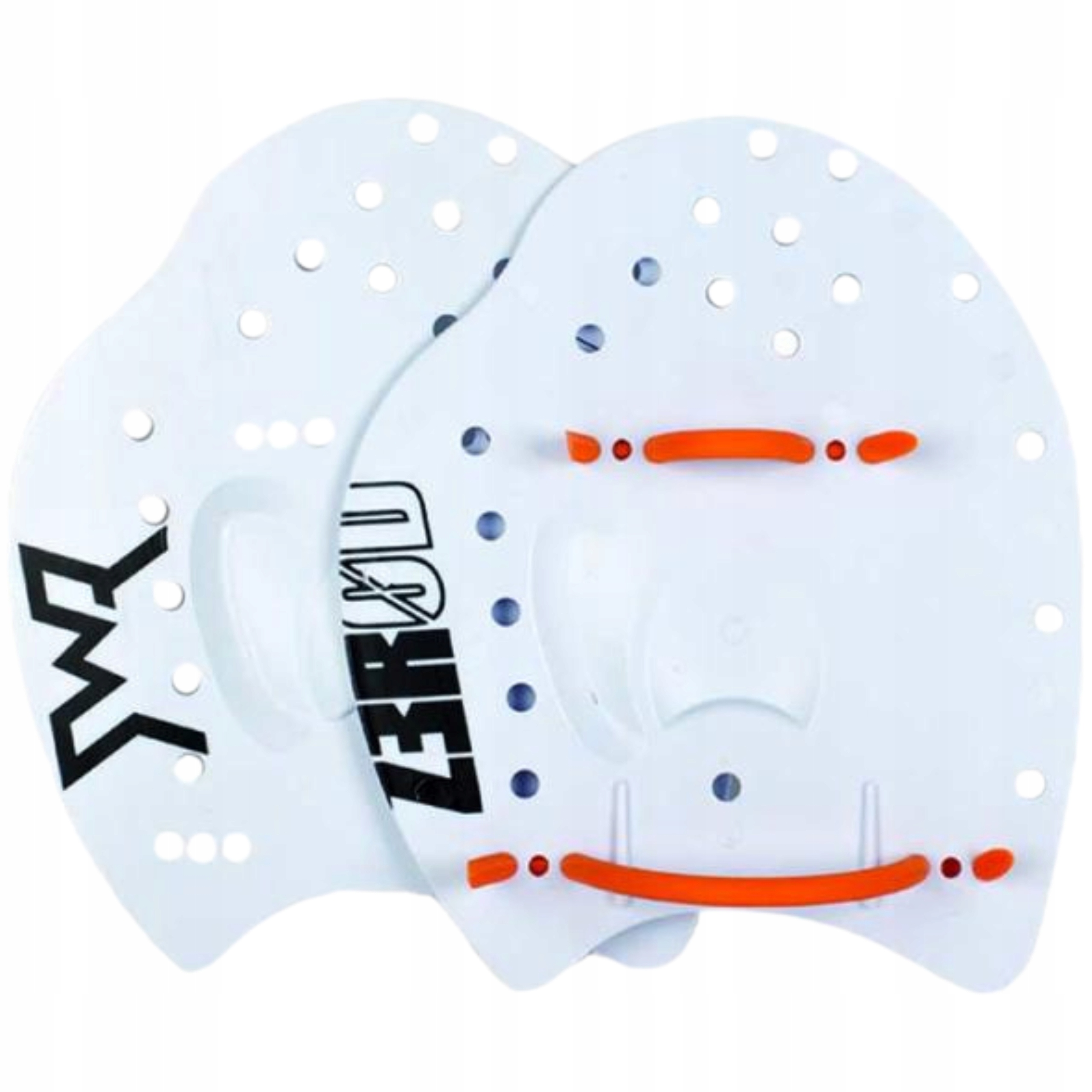 Treningowe Wiosełka Pływackie na Dłonie Zerod Swim Run Hand Paddles L Białe