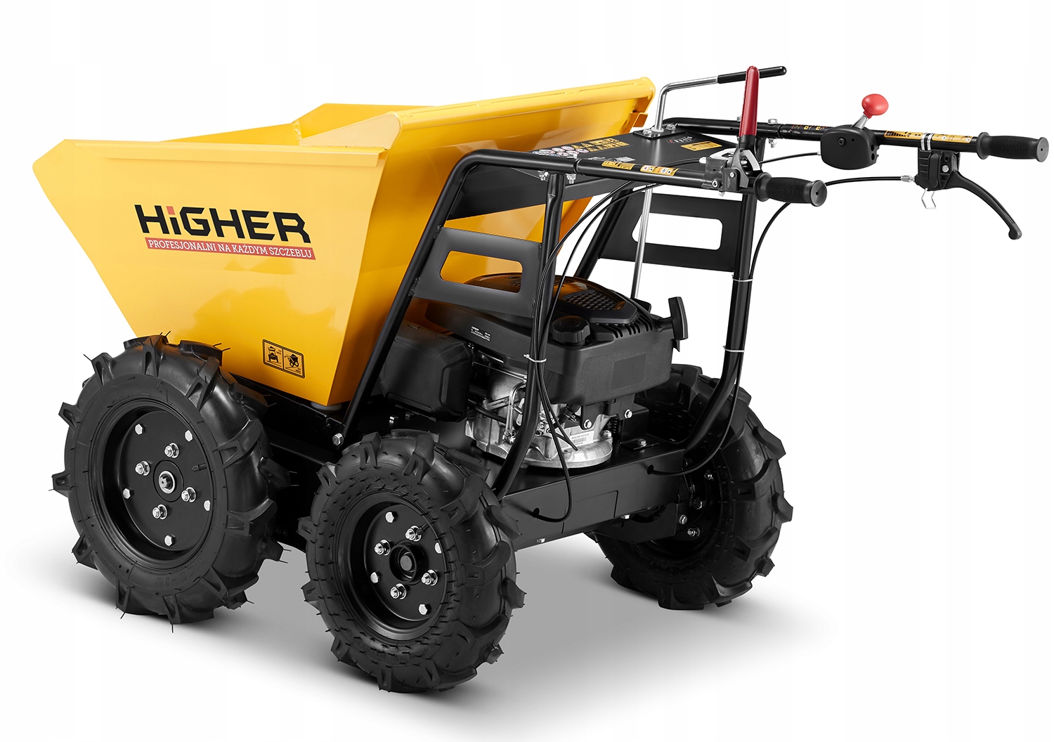 Taczka spalinowa wozidło spalinowe wózek transportowy z napędem 4x4 4,0KM — 18