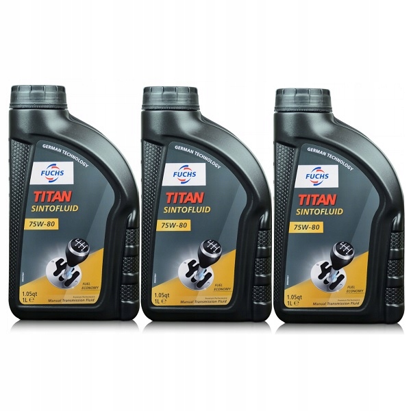 Fuchs Titan Sintofluid 75W80 olej przekładniowy 3 x 602072726 3L