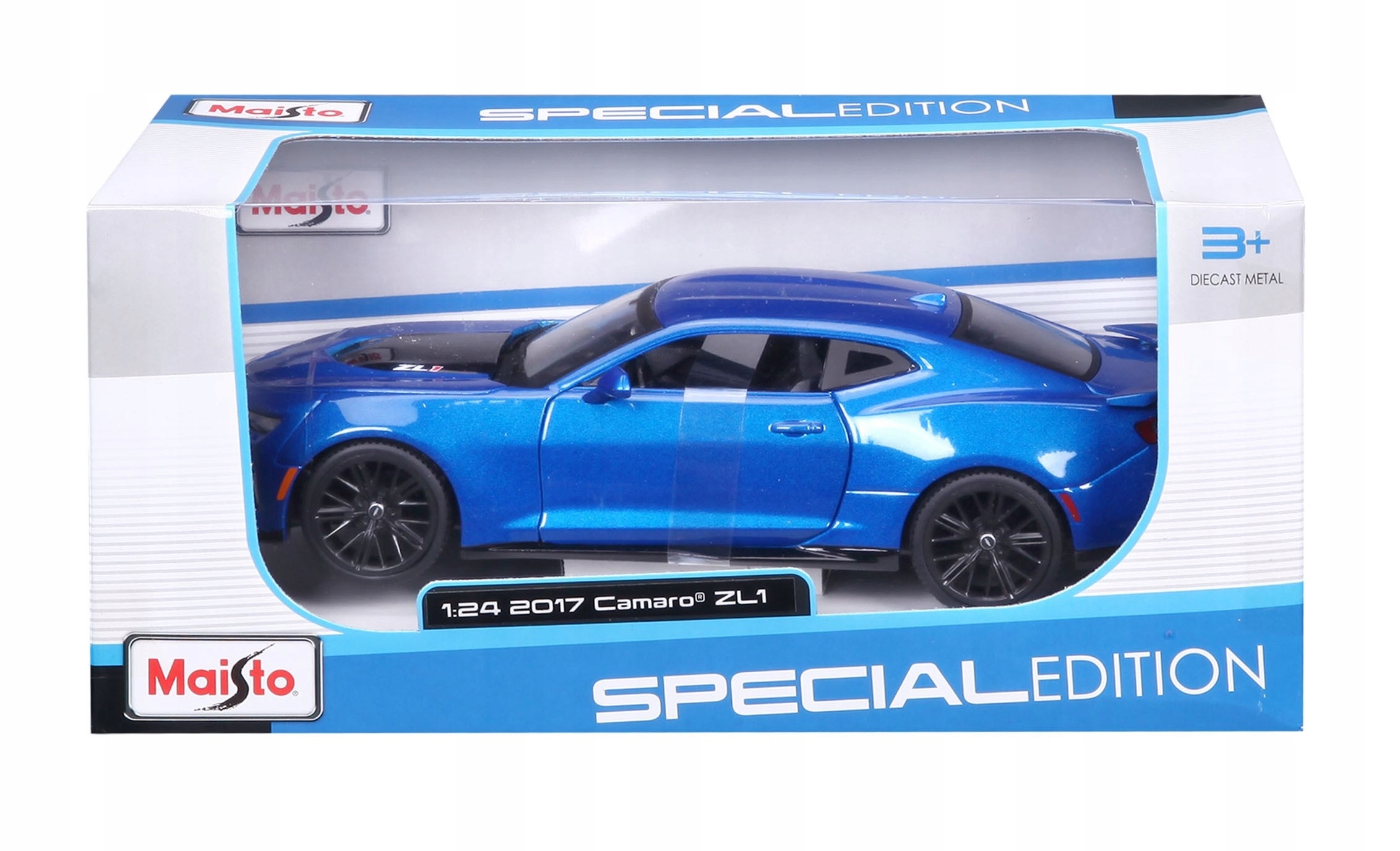 Chevrolet Camaro ZL1 2017 Blue Maisto 1:24 Modrá 31512 Model Auta