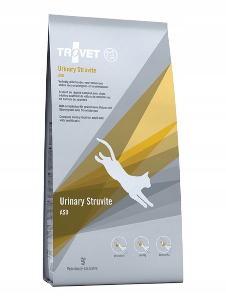 Levně Trovet Trovet Asd Urinary Struvite Pro Kočky 10 kg
